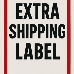 Extra Shipping Label